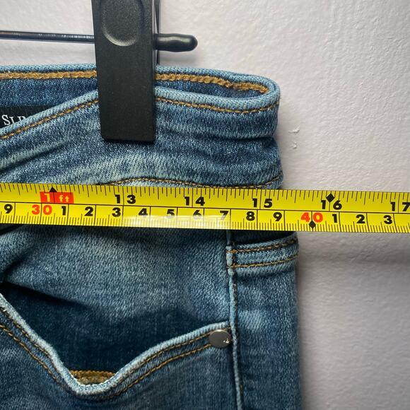 Judy Blue Slim Fit Medium Wash Straight Jeans Skinny Straight Women size 7 / 28 - Picture 9 of 11